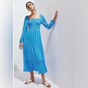 Blue Polka Dot Dress